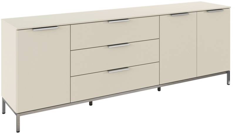 rauch Kombikommode Kommode Türkommode Sideboard Kombikommode FLIPP (Breite 200 cm mit 2 Einlegeböden), 3-türig mit 3 Schubladen und Soft-Close-Funktion von rauch
