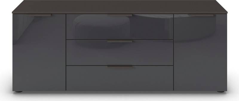 rauch Kommode Flipp, 2-türig mit 3 Schubladen und Soft-Close-Funktion sowie Glasfront von rauch