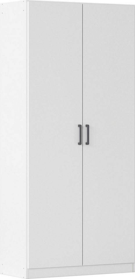 rauch Mehrzweckschrank Garderobe Kleiderschrank Schrank Schuhschrank Putzschrank MINOSA (Breiten 47/69/91/136 cm, Höhen 197/210 cm) In 4 Breiten mit vielen Einlegeböden für viel Stauraum MADE IN GERMANY von rauch