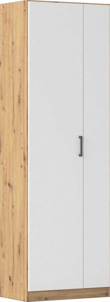 rauch Mehrzweckschrank Garderobe Kleiderschrank Schrank Schuhschrank Putzschrank MINOSA (Breiten 47/69/91/136 cm, Höhen 197/210 cm) In 4 Breiten mit vielen Einlegeböden für viel Stauraum MADE IN GERMANY von rauch