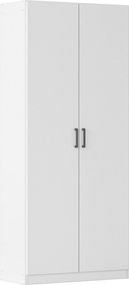 rauch Mehrzweckschrank Garderobe Kleiderschrank Schrank Schuhschrank Putzschrank MINOSA (Breiten 47/69/91/136 cm, Höhen 197/210 cm) In 4 Breiten mit vielen Einlegeböden für viel Stauraum MADE IN GERMANY von rauch