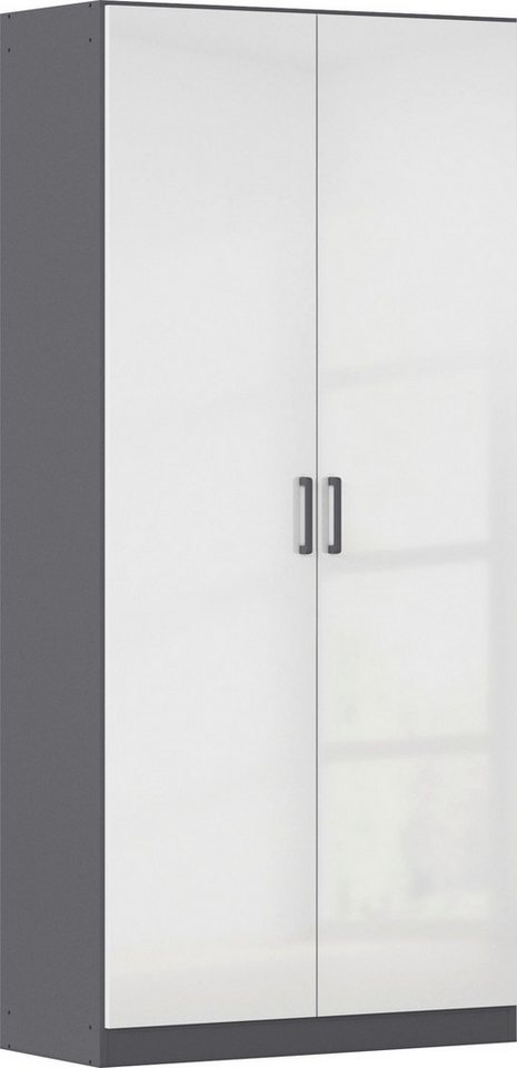 rauch Mehrzweckschrank Garderobe Kleiderschrank Schrank Schuhschrank Putzschrank MINOSA (Breiten 47/69/91/136 cm, Höhen 197/210 cm) In 4 Breiten mit vielen Einlegeböden für viel Stauraum MADE IN GERMANY von rauch