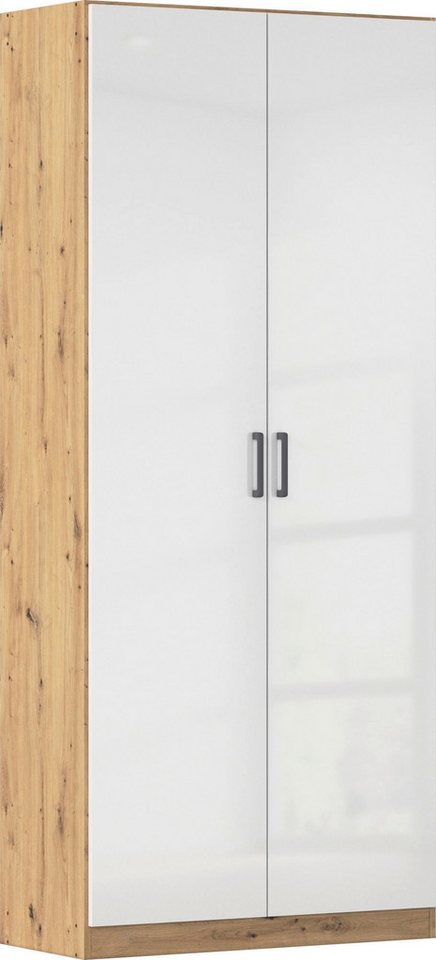 rauch Mehrzweckschrank Garderobe Kleiderschrank Schrank Schuhschrank Putzschrank MINOSA (Breiten 47/69/91/136 cm, Höhen 197/210 cm) In 4 Breiten mit vielen Einlegeböden für viel Stauraum MADE IN GERMANY von rauch