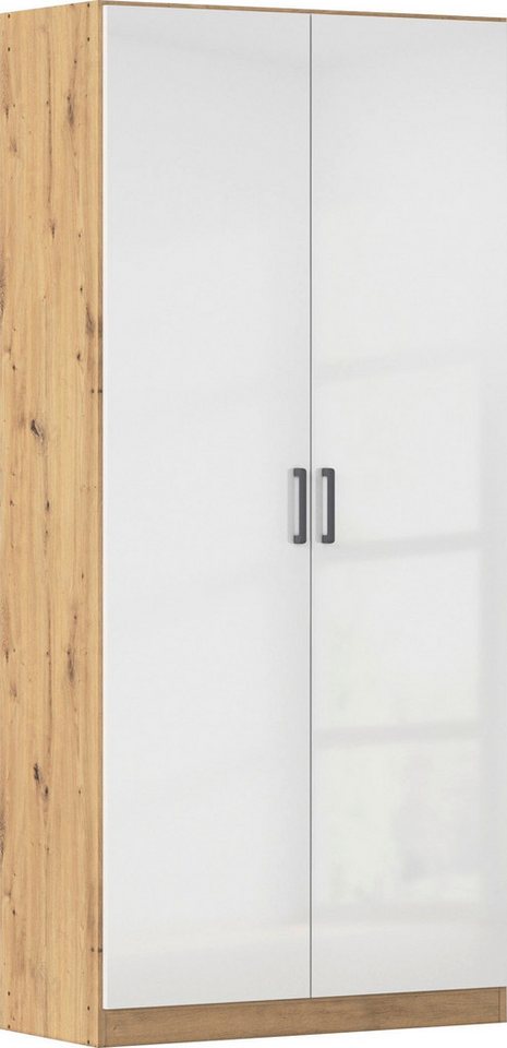 rauch Mehrzweckschrank Garderobe Kleiderschrank Schrank Schuhschrank Putzschrank MINOSA (Breiten 47/69/91/136 cm, Höhen 197/210 cm) In 4 Breiten mit vielen Einlegeböden für viel Stauraum MADE IN GERMANY von rauch