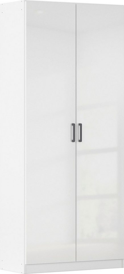 rauch Mehrzweckschrank Garderobe Kleiderschrank Schrank Schuhschrank Putzschrank MINOSA (Breiten 47/69/91/136 cm, Höhen 197/210 cm) In 4 Breiten mit vielen Einlegeböden für viel Stauraum MADE IN GERMANY von rauch