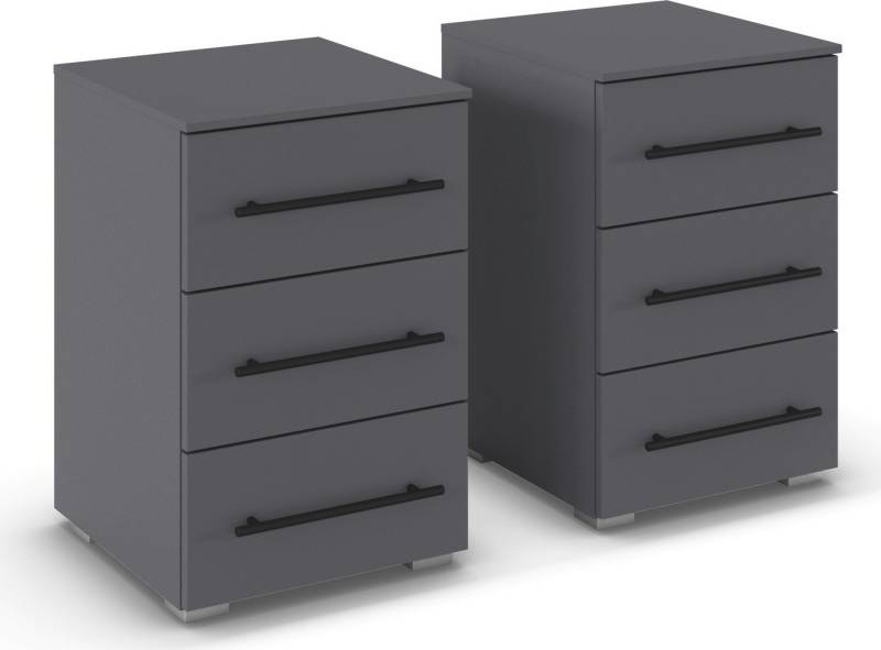rauch Nachtkommode Nachttisch Nachtkonsole AVOLA in Dekorfront (Set, 2 St., Breite 40 cm inkl. Soft-Close-Funktion), mit 3 geräumigen Schubladen für viel Stauraum MADE IN GERMANY von rauch