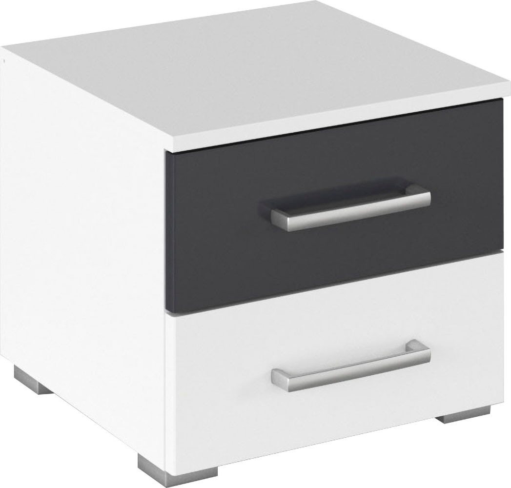 rauch Nachtkommode Nachttisch Nachtkonsole Beistelltisch Kommode Sideboard BURANO, mit farblich abgesetzter Schublade MADE IN GERMANY von rauch
