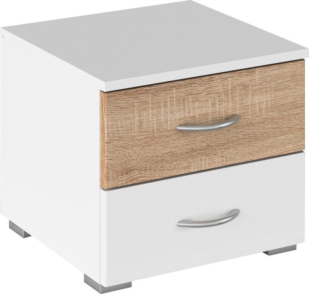 rauch Nachtkommode Nachttisch Nachtkonsole Beistelltisch Kommode Sideboard NOOSA, mit farblich abgesetzter Schublade MADE IN GERMANY von rauch
