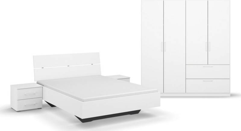 INOSIGN BY RAUCH Schlafzimmer-Set Komplettschlafzimmer Schlafzimmer Challenger (Set 4-teilig), Schrank 2 Breiten, Bett 3 Breiten, 2 Nachttische MADE IN GERMANY von INOSIGN BY RAUCH