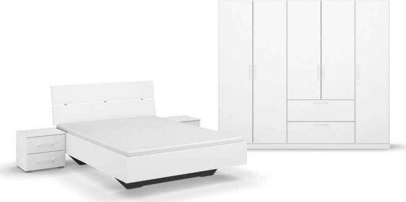 INOSIGN BY RAUCH Schlafzimmer-Set Komplettschlafzimmer Schlafzimmer Challenger (Set 4-teilig), Schrank 2 Breiten, Bett 3 Breiten, 2 Nachttische MADE IN GERMANY von INOSIGN BY RAUCH