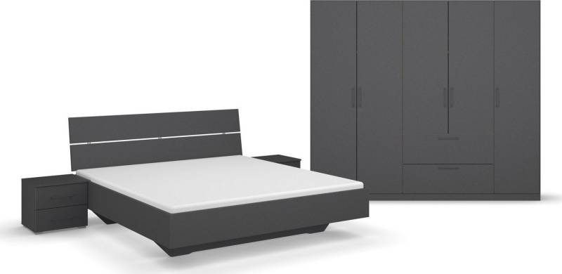 INOSIGN BY RAUCH Schlafzimmer-Set Komplettschlafzimmer Schlafzimmer Challenger (Set 4-teilig), Schrank 2 Breiten, Bett 3 Breiten, 2 Nachttische MADE IN GERMANY von INOSIGN BY RAUCH