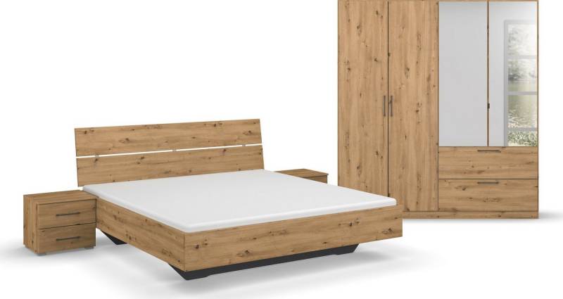 INOSIGN BY RAUCH Schlafzimmer-Set Komplettschlafzimmer Schlafzimmer Challenger (Set 4-teilig), Schrank 2 Breiten, Bett 3 Breiten, 2 Nachttische MADE IN GERMANY von INOSIGN BY RAUCH