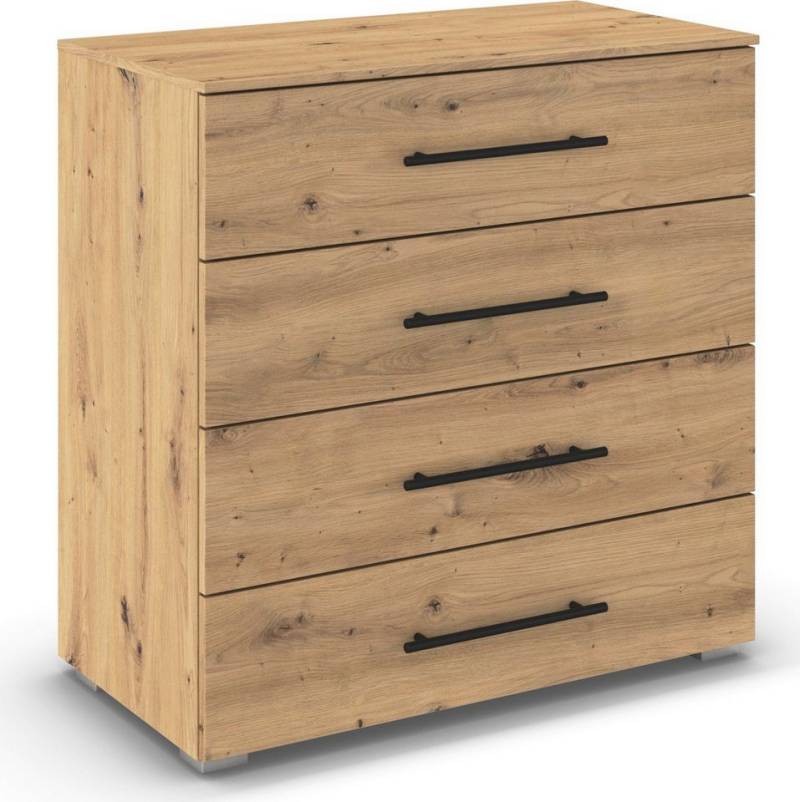 rauch Schubkastenkommode Sideboard Schubladenkommode AVOLA mit Dekorfront (Breite 80 cm inkl. Soft-Close-Funktion), vier große und geräumige Schubladen mit viel Stauraum MADE IN GERMANY von rauch