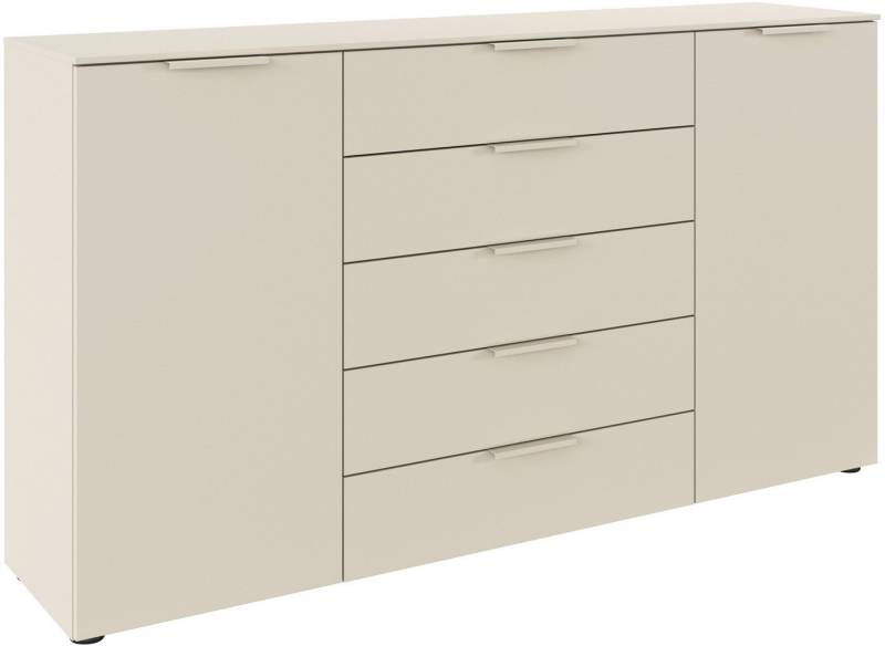 rauch Schubkastenkommode Flipp Schubladenkommode Wäscheschrank Schrank Bestseller OTTO´s Choice (Breite 160/180 cm mit 4 Einlegeböden), 2-türig mit 5 Schubladen und Soft-Close-Funktion in zwei Breiten von rauch