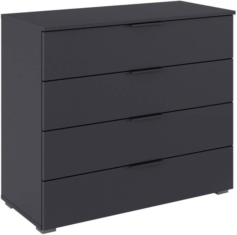 rauch Schubkastenkommode Sideboard Schubladenkommode AGORDO mit Dekor- oder Hochglanzfront (in zwei Griff-Farben, Breite 80 cm), vier große und geräumige Schubladen mit viel Stauraum MADE IN GERMANY von rauch