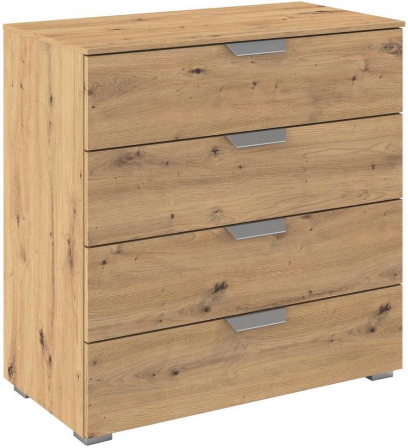 rauch Schubkastenkommode Sideboard Schubladenkommode ORIAS mit Dekor- oder Hochglanzfront (Breite 80 cm), vier große und geräumige Schubladen mit viel Stauraum MADE IN GERMANY von rauch