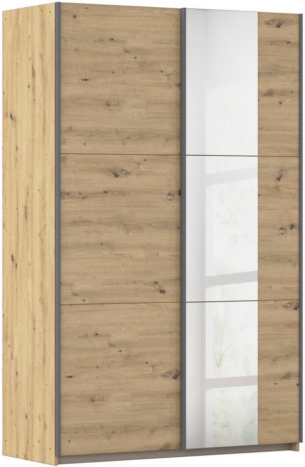 rauch Schwebetürenschrank Kleiderschrank Drehtürenschrank Schrank Garderobe KRONACH TOPSELLER (in 3 Ausstattungen BASIC/CLASSIC/PREMIUM, Breiten 131/175/218/261 cm) optional ohne, mit 1 oder 2 Spiegel, viel Stauraum MADE IN GERMANY von rauch