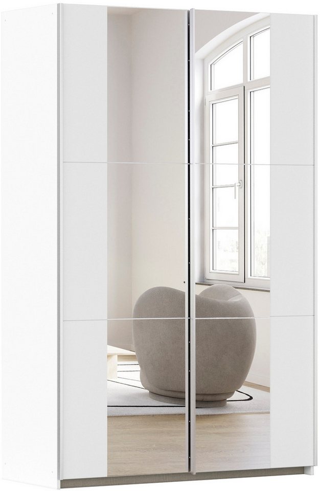 rauch Schwebetürenschrank Kleiderschrank Drehtürenschrank Schrank Garderobe KRONACH TOPSELLER (in 3 Ausstattungen BASIC/CLASSIC/PREMIUM, Breiten 131/175/218/261 cm) optional ohne, mit 1 oder 2 Spiegel, viel Stauraum MADE IN GERMANY von rauch