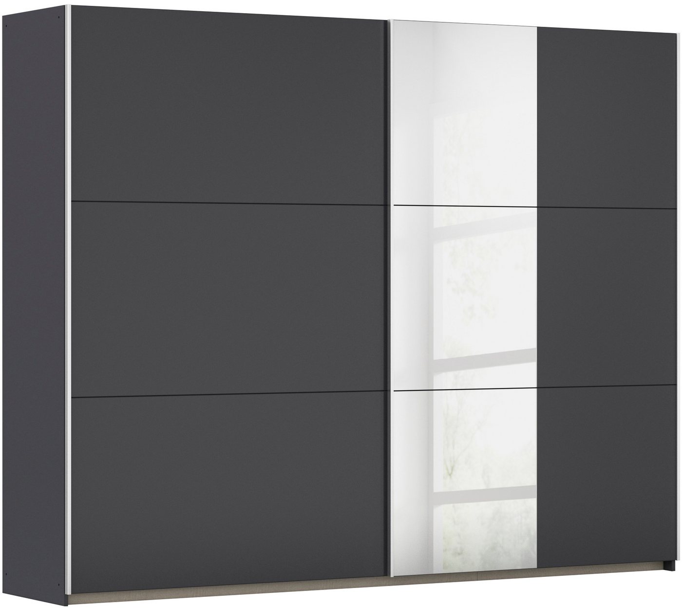 rauch Schwebetürenschrank Kleiderschrank Drehtürenschrank Schrank Garderobe KRONACH TOPSELLER (in 3 Ausstattungen BASIC/CLASSIC/PREMIUM, Breiten 131/175/218/261 cm) optional ohne, mit 1 oder 2 Spiegel, viel Stauraum MADE IN GERMANY von rauch