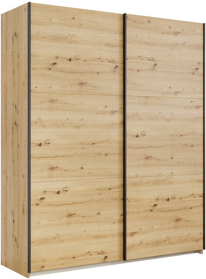 rauch Schwebetürenschrank Kleiderschrank Drehtürenschrank Schrank Garderobe KRONACH TOPSELLER (in 3 Ausstattungen BASIC/CLASSIC/PREMIUM, Breiten 131/175/218/261 cm) optional ohne, mit 1 oder 2 Spiegel, viel Stauraum MADE IN GERMANY von rauch