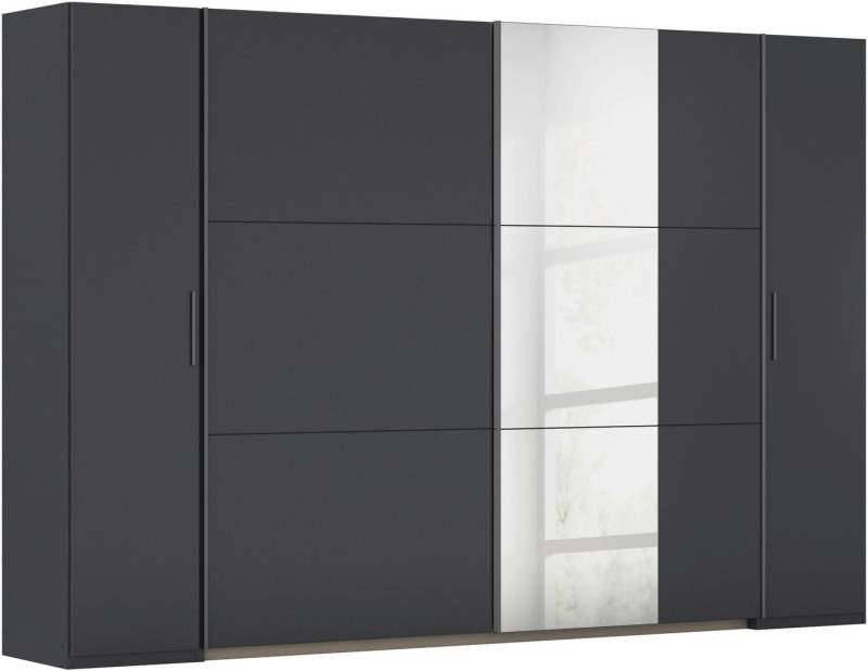 rauch Schwebetürenschrank Kleiderschrank Drehtürenschrank Schrank Garderobe KRONACH TOPSELLER (in 3 Ausstattungen BASIC/CLASSIC/PREMIUM, Breiten 225/268/311/354 cm) Kombischrank optional mit 1 oder 2 Spiegel viele Böden MADE IN GERMANY von rauch