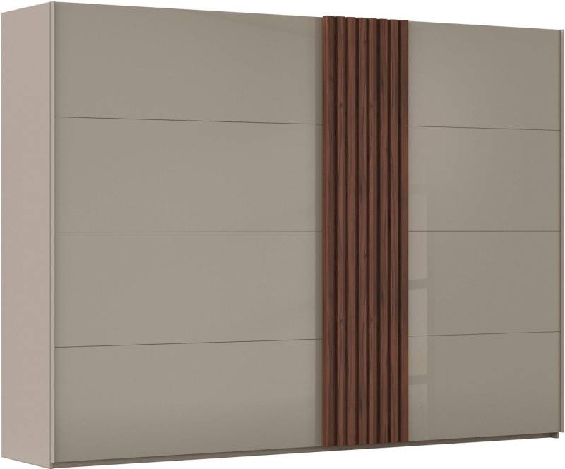 rauch Schwebetürenschrank Kleiderschrank Schrank Garderobe Wäscheschrank TEGIO mit hochwertigen Holzdekoraufleistung und Glasfront MADE IN GERMANY von rauch