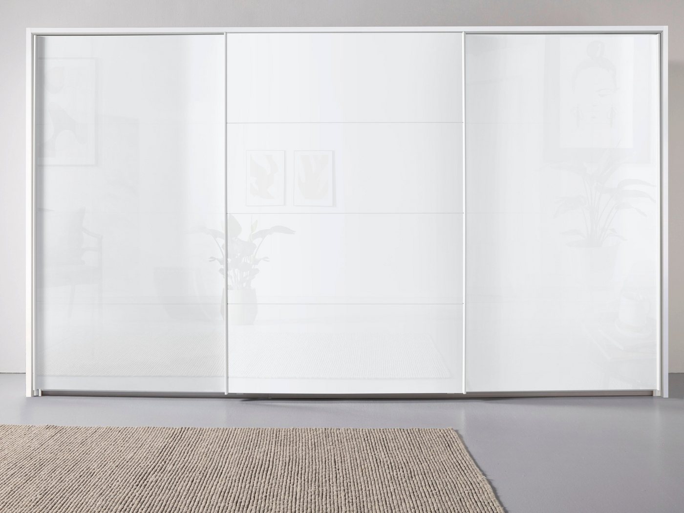 rauch Schwebetürenschrank Oteli inkl. Passepartout optional mit Beleuchtung rauch Schwebetürenschrank Oteli inkl. Passepartout optional mit Beleuchtung von rauch