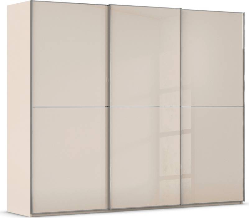 rauch Schwebetürenschrank Kleiderschrank Schrank Garderobe Schlafzimmerschrank SCALE-DUO edle zweigeteilte Türen Glas-Front mit 3 Zierleisten MADE IN GERMANY von rauch