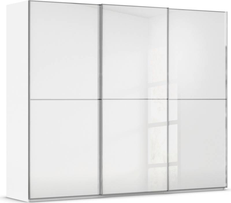 rauch Schwebetürenschrank Kleiderschrank Schrank Garderobe Schlafzimmerschrank SCALE-DUO edle zweigeteilte Türen Glas-Front mit 3 Zierleisten MADE IN GERMANY von rauch