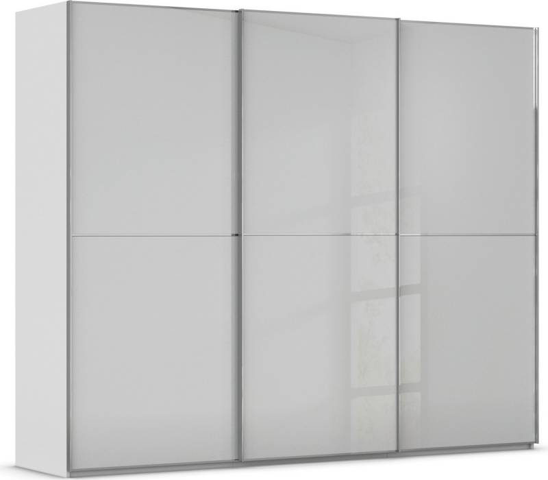 rauch Schwebetürenschrank Kleiderschrank Schrank Garderobe Schlafzimmerschrank SCALE-DUO edle zweigeteilte Türen Glas-Front mit 3 Zierleisten MADE IN GERMANY von rauch