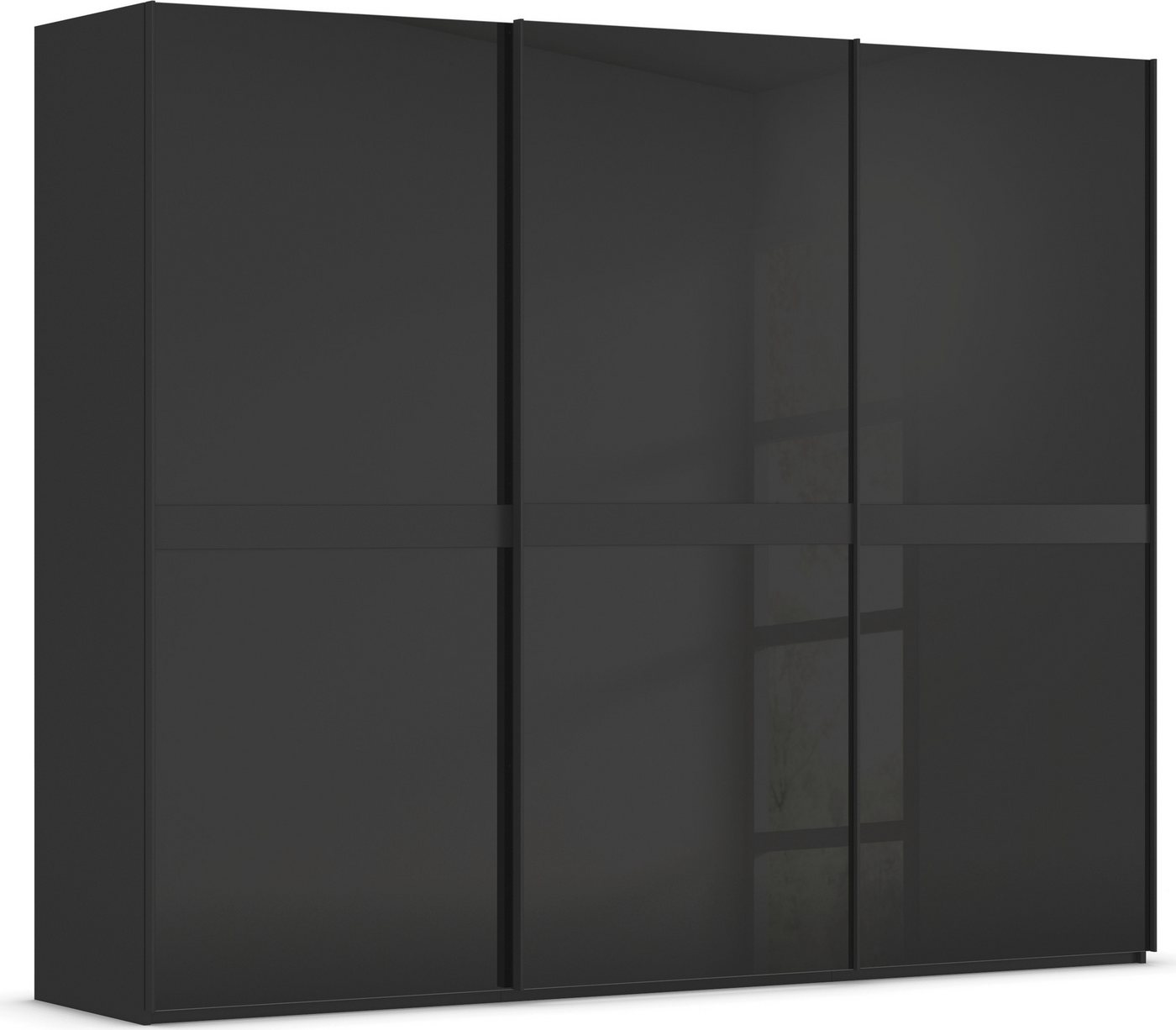 rauch Schwebetürenschrank Kleiderschrank Schrank Garderobe Schlafzimmerschrank SCALE-LINE edle Optik mit Bauchbinde in Korpusfarbe mit Glasfront MADE IN GERMANY rauch Schwebetürenschrank Kleiderschrank Schrank Garderobe Schlafzimmerschrank SCALE-LINE edle Optik mit Bauchbinde in Korpusfarbe mit Glasfront MADE IN GERMANY von rauch