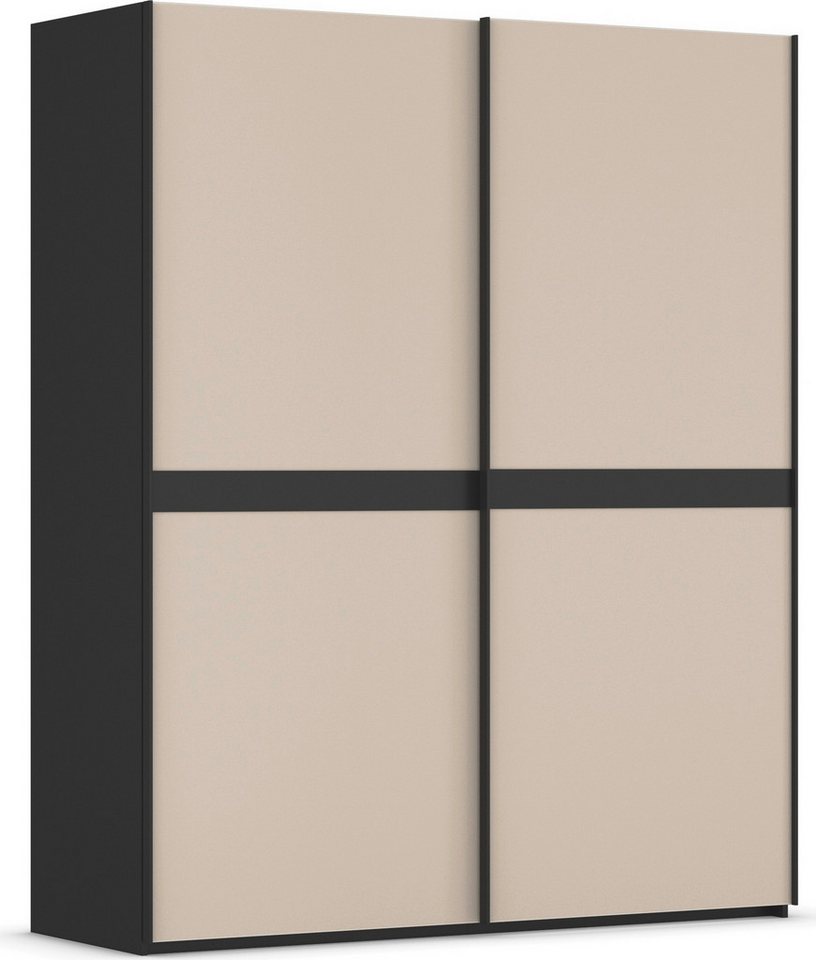 rauch Schwebetürenschrank Kleiderschrank Schrank Garderobe Schlafzimmerschrank SCALE-LINE edle Optik mit Bauchbinde in Korpusfarbe mit Glasfront MADE IN GERMANY rauch Schwebetürenschrank Kleiderschrank Schrank Garderobe Schlafzimmerschrank SCALE-LINE edle Optik mit Bauchbinde in Korpusfarbe mit Glasfront MADE IN GERMANY von rauch