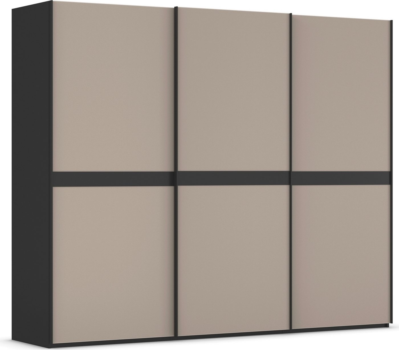 rauch Schwebetürenschrank Kleiderschrank Schrank Garderobe Schlafzimmerschrank SCALE-LINE edle Optik mit Bauchbinde in Korpusfarbe mit Glasfront MADE IN GERMANY rauch Schwebetürenschrank Kleiderschrank Schrank Garderobe Schlafzimmerschrank SCALE-LINE edle Optik mit Bauchbinde in Korpusfarbe mit Glasfront MADE IN GERMANY von rauch