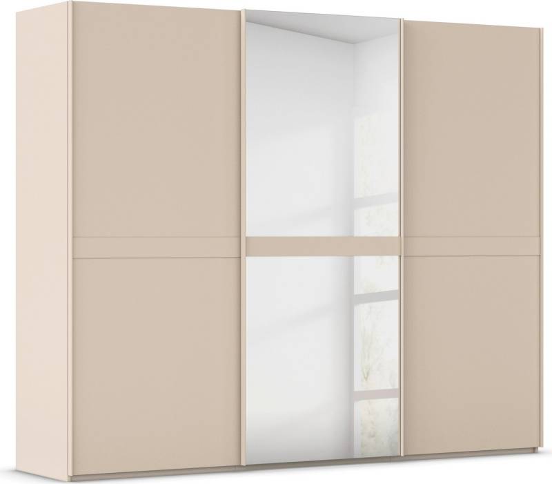 rauch Schwebetürenschrank Kleiderschrank Schrank Garderobe Schlafzimmerschrank SCALE-LINE edle Optik mit Bauchbinde in Korpusfarbe mit Spiegel MADE IN GERMANY von rauch