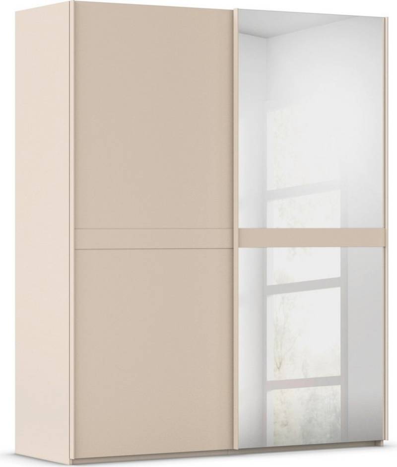 rauch Schwebetürenschrank Kleiderschrank Schrank Garderobe Schlafzimmerschrank SCALE-LINE edle Optik mit Bauchbinde in Korpusfarbe mit Spiegel MADE IN GERMANY von rauch