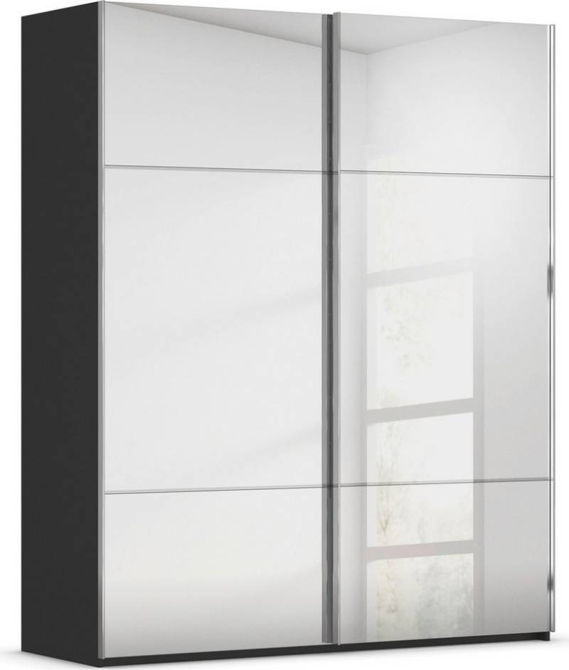 rauch Schwebetürenschrank Kleiderschrank Schrank Garderobe Schlafzimmerschrank SCALE-TRIO edle dreigeteilte Front mit 2 Zierleisten Spiegelfront MADE IN GERMANY von rauch