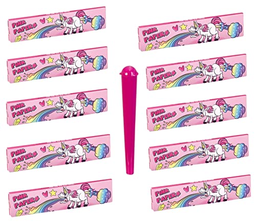 raupir Set 10 Heftchen Choosypapers Puking Unicorn Einhorn Zigarettenpapier Papers Tube pink raupir Set 10 Heftchen Choosypapers Puking Unicorn Einhorn Zigarettenpapier Papers Tube pink von raupir