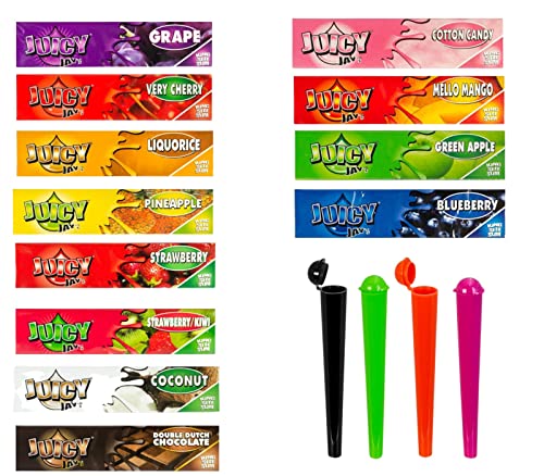 raupir Set 10 Heftchen Juicy Jays King Size Zigarettenpapier Papers mit Geschmack 4 Tubes raupir Set 10 Heftchen Juicy Jays King Size Zigarettenpapier Papers mit Geschmack 4 Tubes von raupir