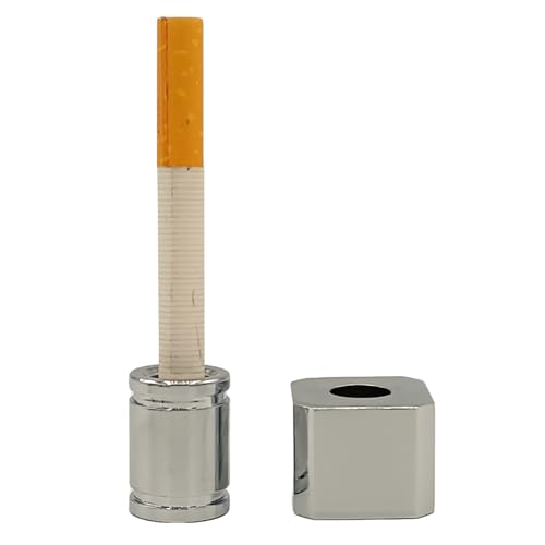 raupir Set 2x Gluttöter für Aschenbecher Metall Glutkiller Glutlöscher (Quadratisch und Rund) von raupir