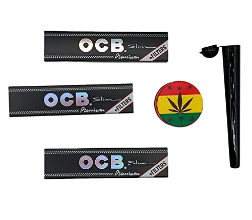 raupir Set 3 OCB Papers + Tips mit 32 extra langen Zigarettenpapieren und 32 Filtertips Grinder Hülle Tube raupir Set 3 OCB Papers + Tips mit 32 extra langen Zigarettenpapieren und 32 Filtertips Grinder Hülle Tube von raupir