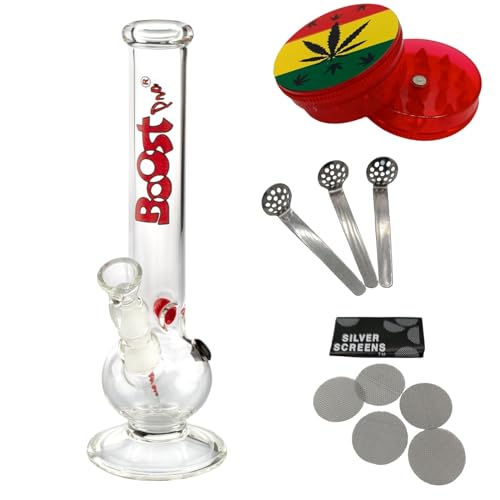 raupir Set Glasbong Amsterdam Höhe 32cm Mundstück abgerundet ø 40mm Bong Glaskopf Chillum 14,5mm Siebe Acrylgrinder raupir Set Glasbong Amsterdam Höhe 32cm Mundstück abgerundet ø 40mm Bong Glaskopf Chillum 14,5mm Siebe Acrylgrinder von raupir
