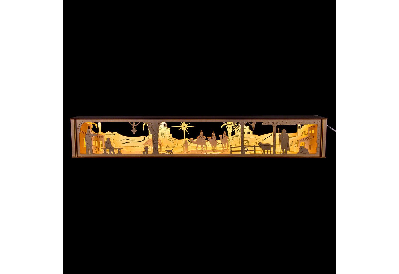 rauta Schwibbogen Schwibbogen-Unterbau "Bethlehem" (67x10cm) von Rauta von rauta