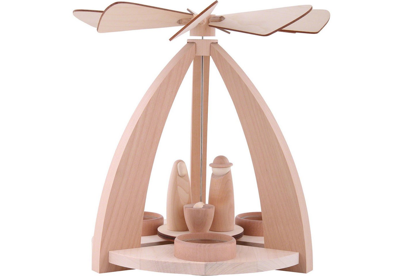 rauta Weihnachtspyramide 1-stöckige Pyramide mit Krippenfiguren (27cm) von Rauta von rauta