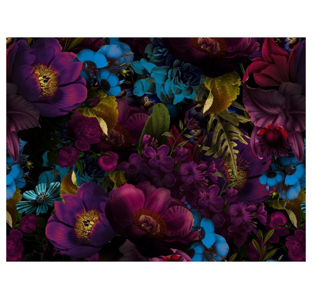 Platzset, raxxa Premium-Platzset"Opulente Blumenpracht: Vintage Gothic Eleganz", raxxa, (Set, 4-St., Platzdecken) von raxxa