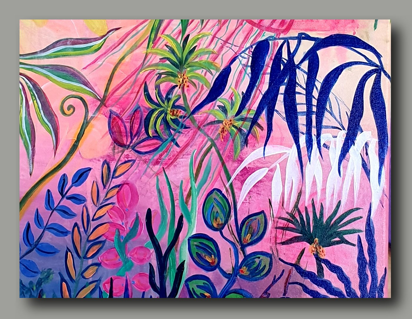 raxxa Platzset raxxa Premium-Platzset"Pink jungle II", (Set, 2-St., Platzdecken) von raxxa