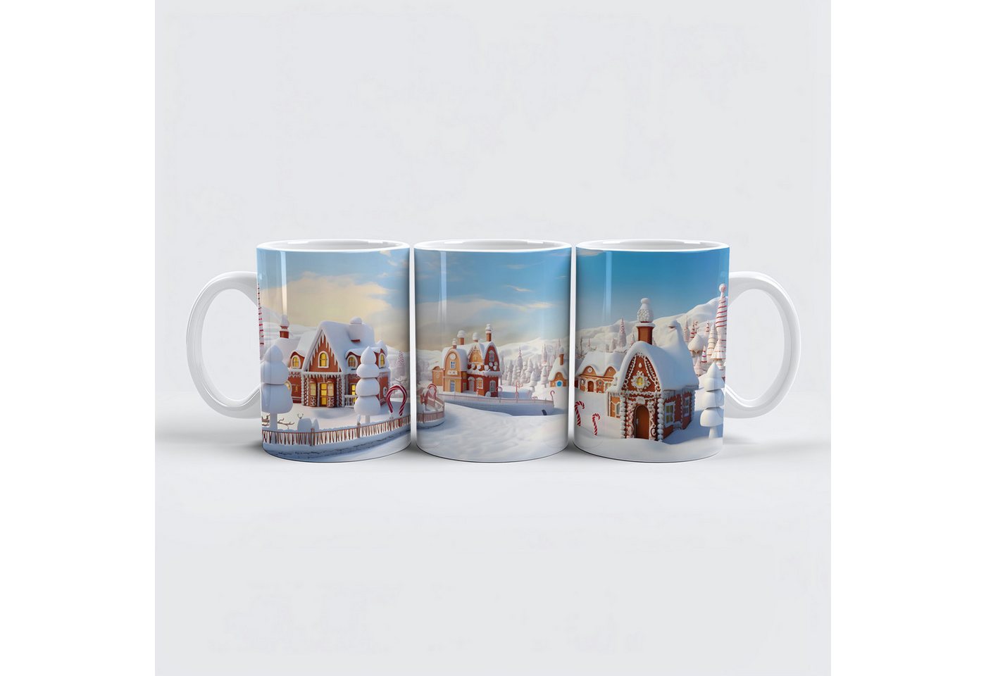 raxxa Tasse "Christmas Village", Keramik von raxxa