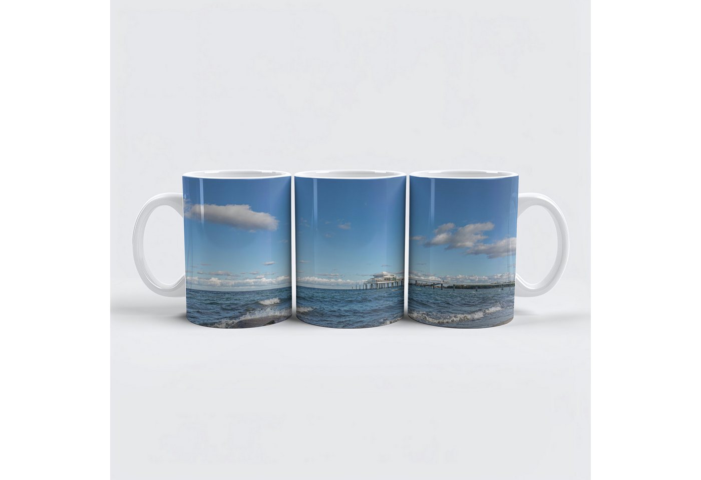 raxxa Tasse "Teehaus Timmendorfer Strand", Keramik von raxxa