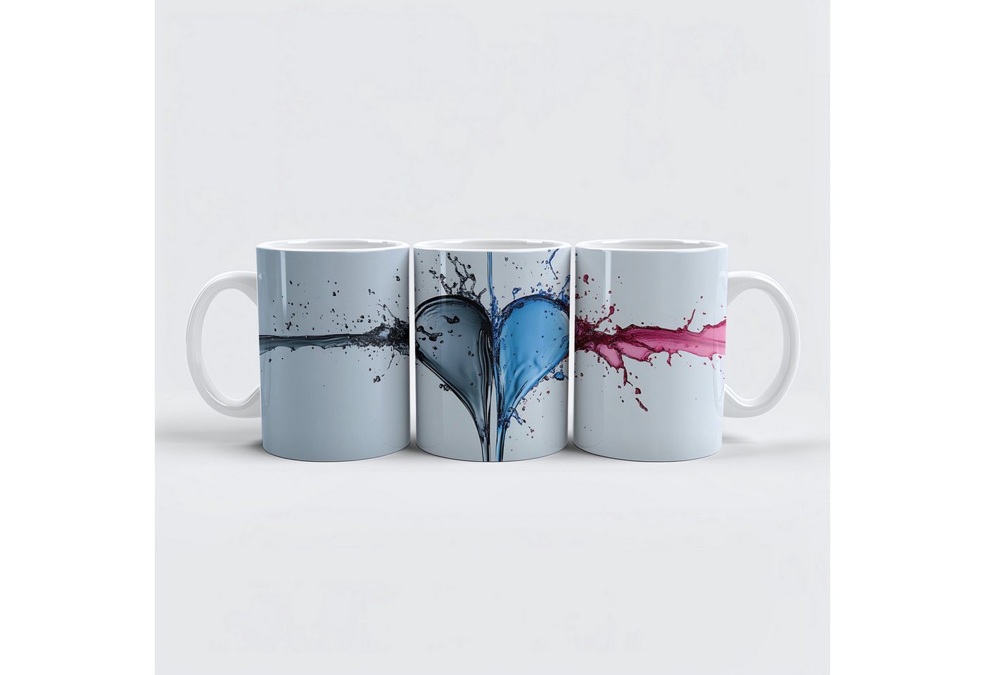 raxxa Tasse "Wasser Herz", Keramik von raxxa