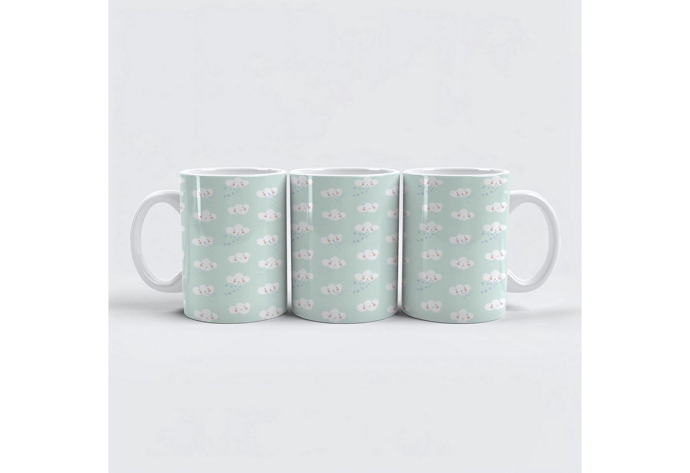 raxxa Tasse "las nubes susurran secretos al universo", Keramik von raxxa