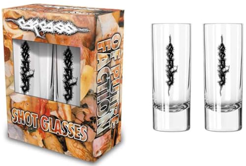 razamataz CARCASS SCHNAPSGLAS SET SHOT GLASSES I REEK OF PUTREFACTION 2 STÜCK SET 6 cl von razamataz